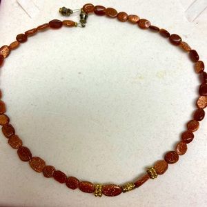 Golden send necklace